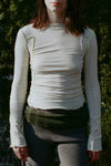 BASERANGE Long Sleeve T-Shirt TTML Collection Ribbed Cotton Portugal BAS-KMAL-BM-WI22-UNDYED TTML